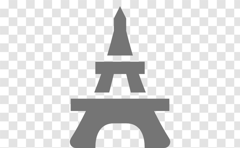 Eiffel Tower - Brand - Black And White Transparent PNG