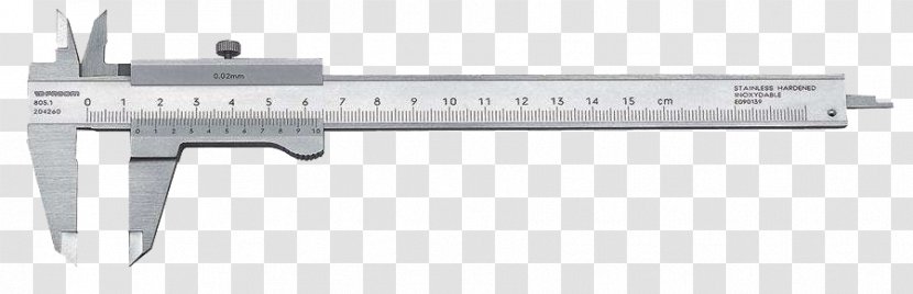Calipers Vernier Scale Jauge De Profondeur Measurement Length - Weapon - Silver Caliper Transparent PNG