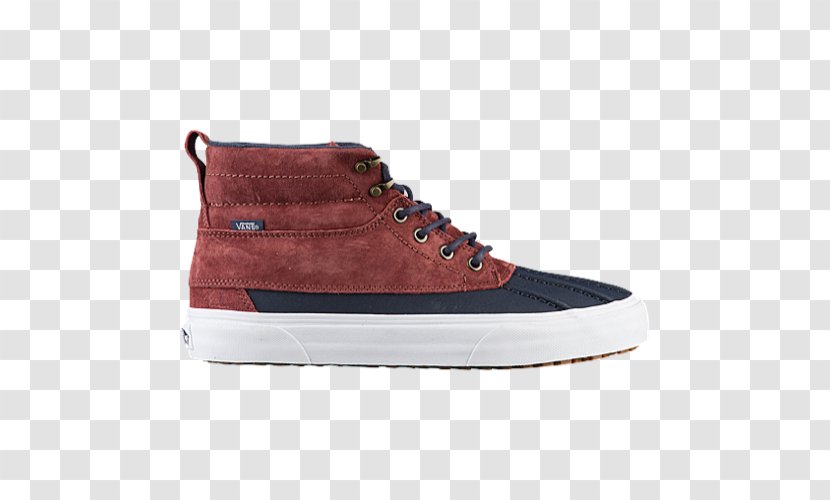 Skate Shoe Sports Shoes Suede Sportswear - Athletic - Maroon Vans Tennis For Women Transparent PNG