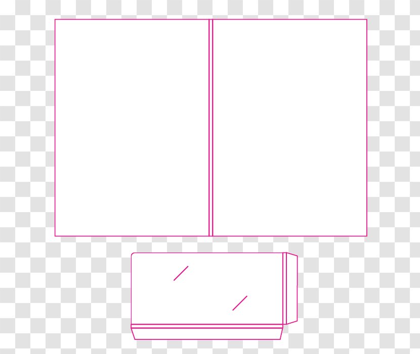 Paper Line Point Angle Pink M Transparent PNG