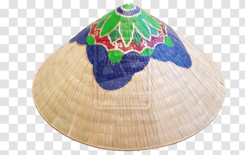 Asian Conical Hat Artist Painting - Headgear - Hand-painted Transparent PNG