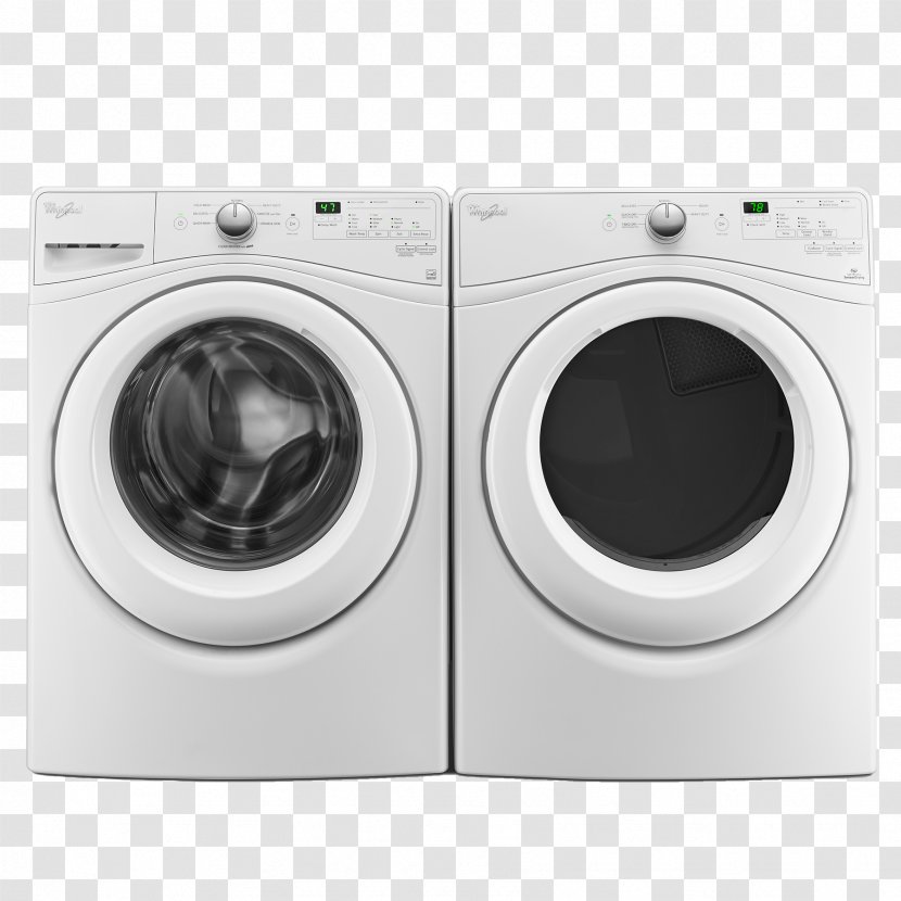 Clothes Dryer Combo Washer Washing Machines Whirlpool Corporation Home Appliance - Wfw75hef - Kitchenaid Transparent PNG