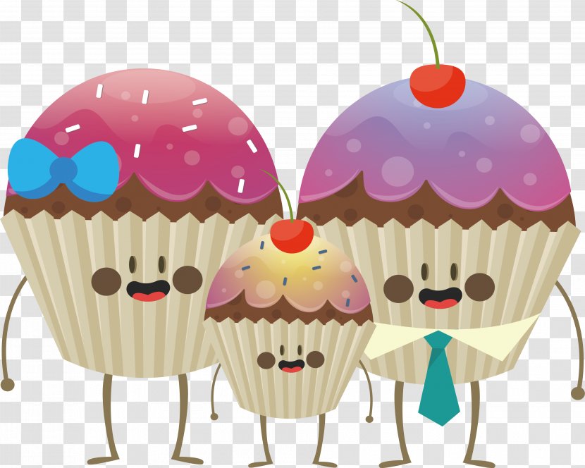 Cupcake Muffin Family Clip Art - Food - Lovely Cupcakes, Transparent PNG