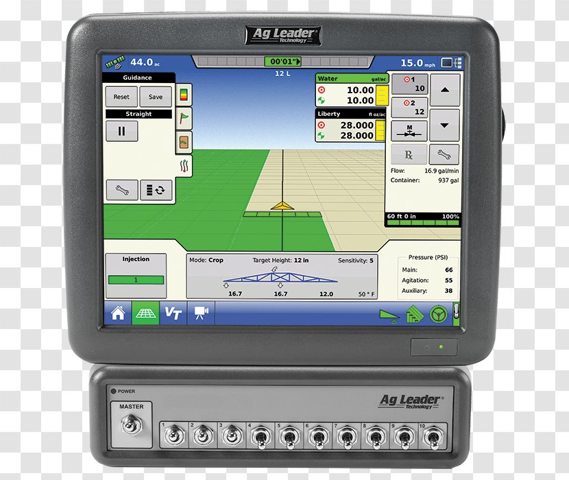 Precision Agriculture Grain Yield Monitor Ag Leader Technology Computer Monitors - Electronic Device - Iso 11783 Transparent PNG