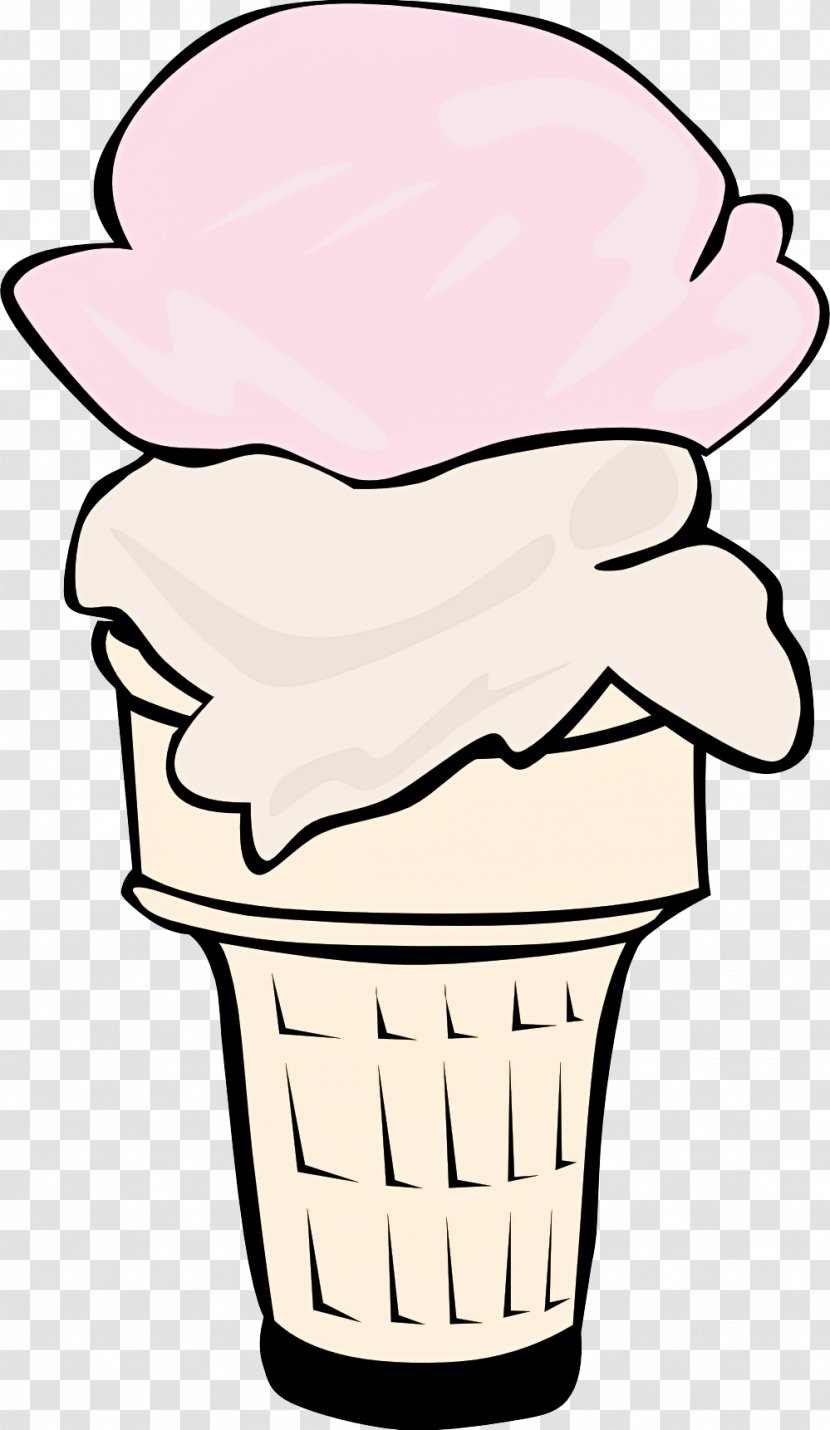 Ice Cream - Cone - Dessert Baking Cup Transparent PNG