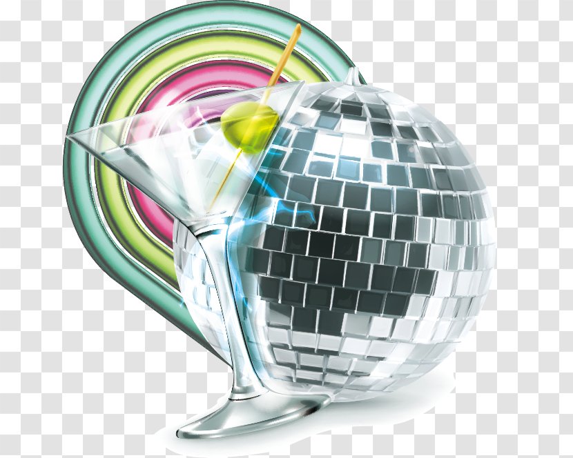 Disco Ball Illustration - Royaltyfree - Crystal Transparent PNG