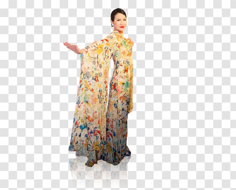 Robe Dress Fashion Kimono - Costume - TV Presenter Transparent PNG