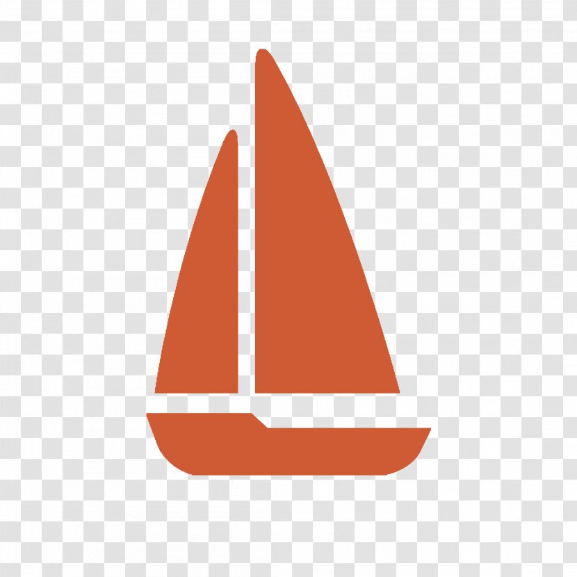 Cone Font - Orange - Design Transparent PNG