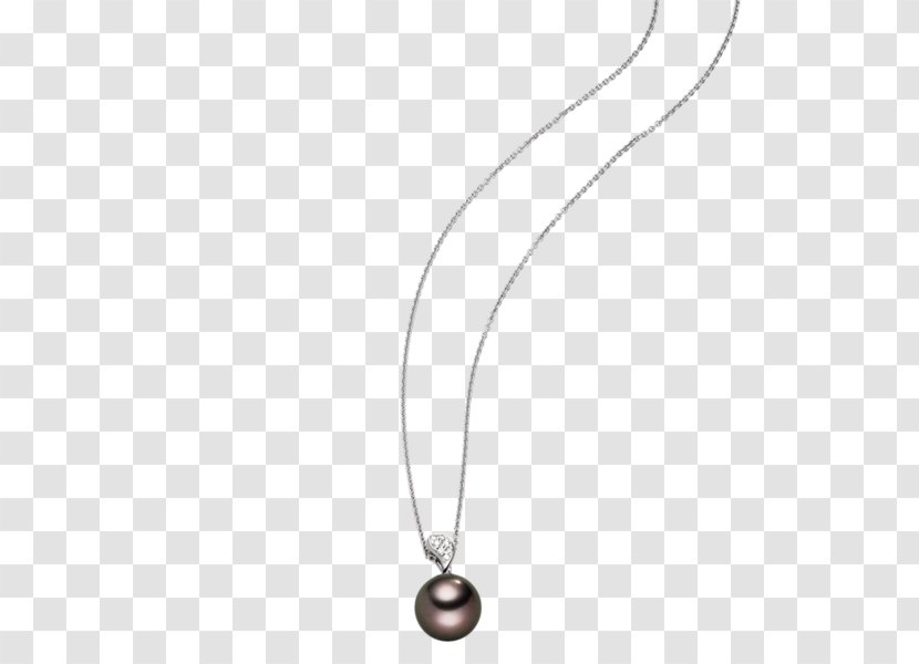 Necklace Charms & Pendants Pearl Body Jewellery Silver - Jewelry Transparent PNG