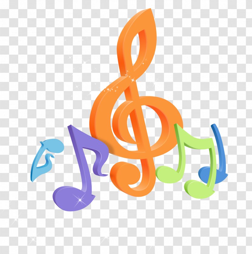 Musical Note Desktop Wallpaper 4K Resolution 1080p - Heart - Colorful Notes Creative Transparent PNG