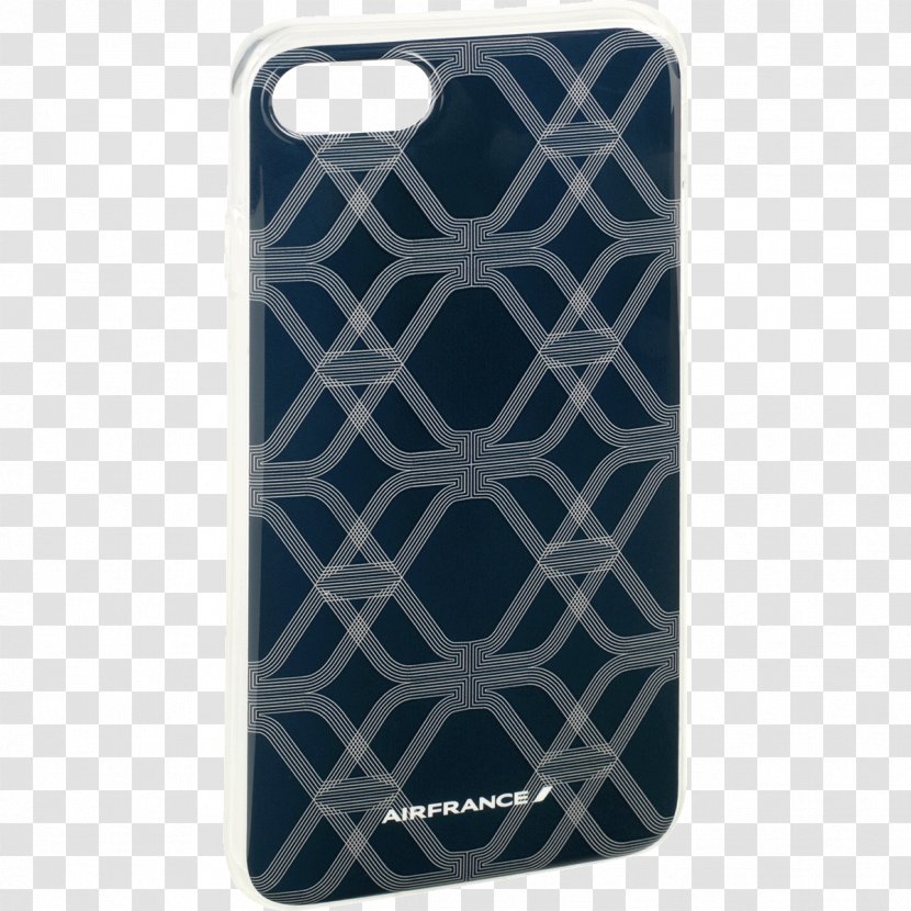 IPhone 7 6S Air France Pattern - Electric Blue - Snap Fastener Transparent PNG