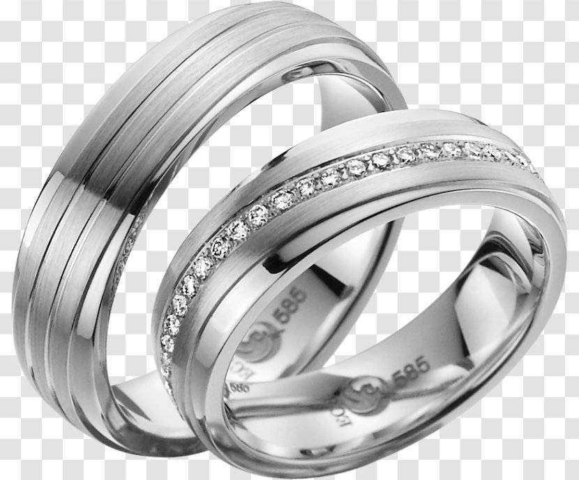 Wedding Ring Silver Jewellery Gold - Material Transparent PNG