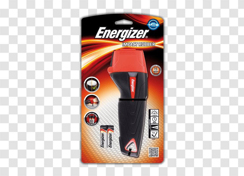 Energizer Flashlight Electric Battery Light-emitting Diode - Silhouette Transparent PNG