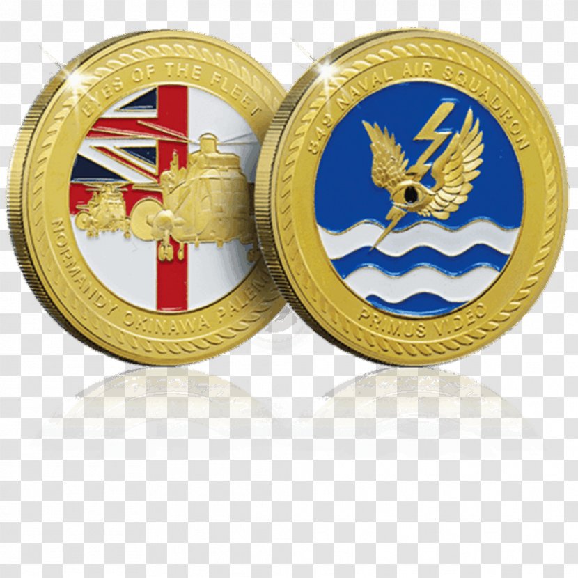 Challenge Coin Gold HMS St Albans - Rfa Rover Transparent PNG