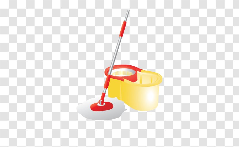 Mop Cleaning Janitor - Bucket Transparent PNG