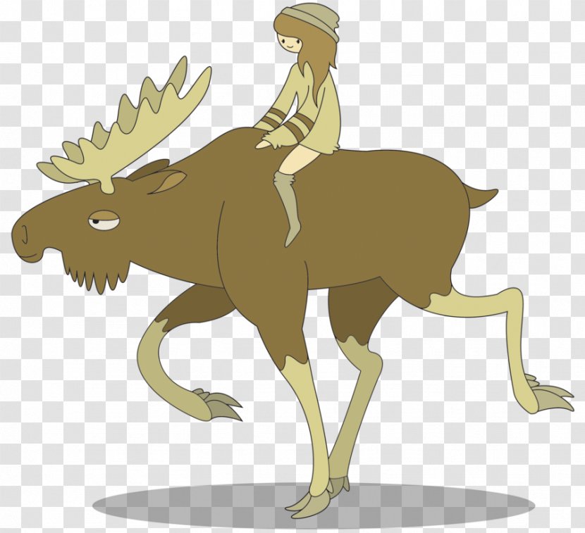Adventure Horse Character Drawing Moose - Fictional Transparent PNG
