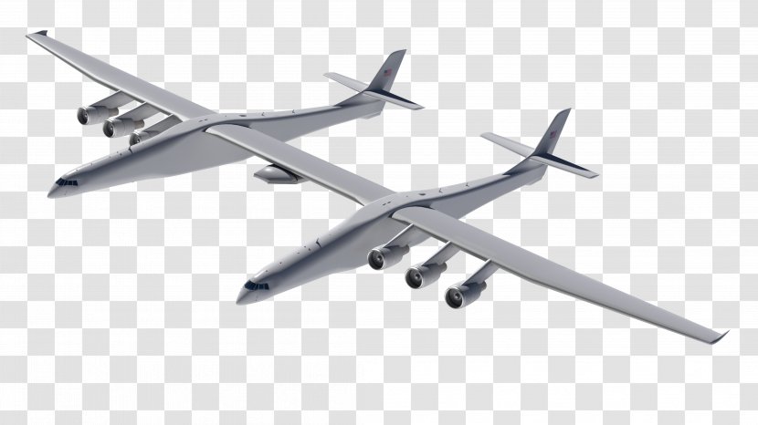 Airplane Scaled Composites Stratolaunch Aircraft Mojave Air And Space Port Systems - Landing - Design Transparent PNG