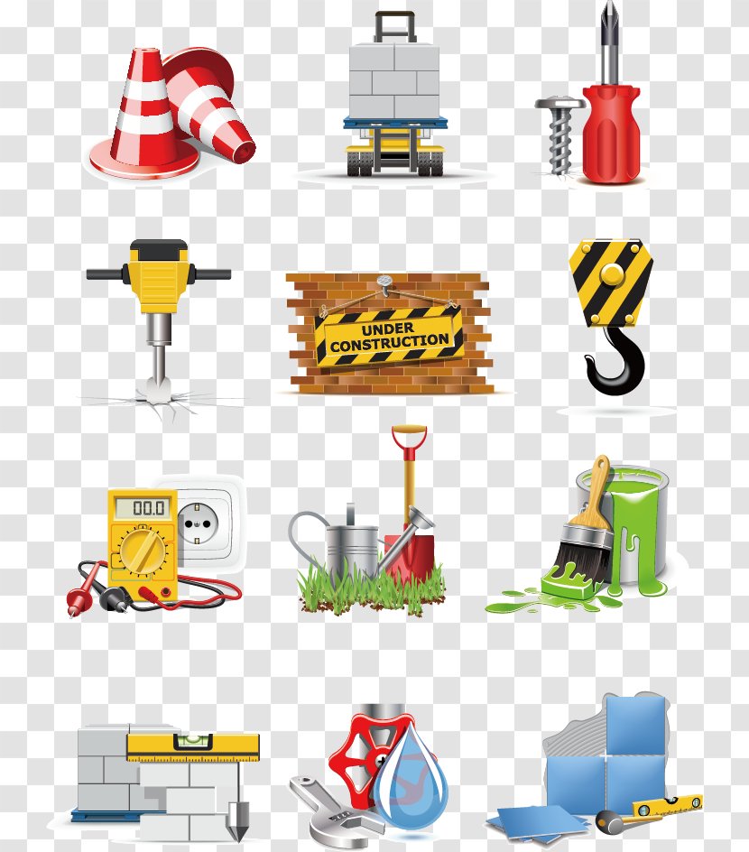 Architectural Engineering Clip Art - Technology - Yellow Transparent PNG