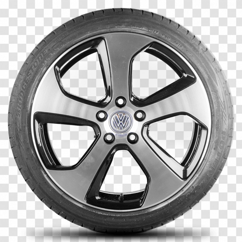 Alloy Wheel Volkswagen Polo GTI Golf Tire - Grand Tourer Injection Transparent PNG