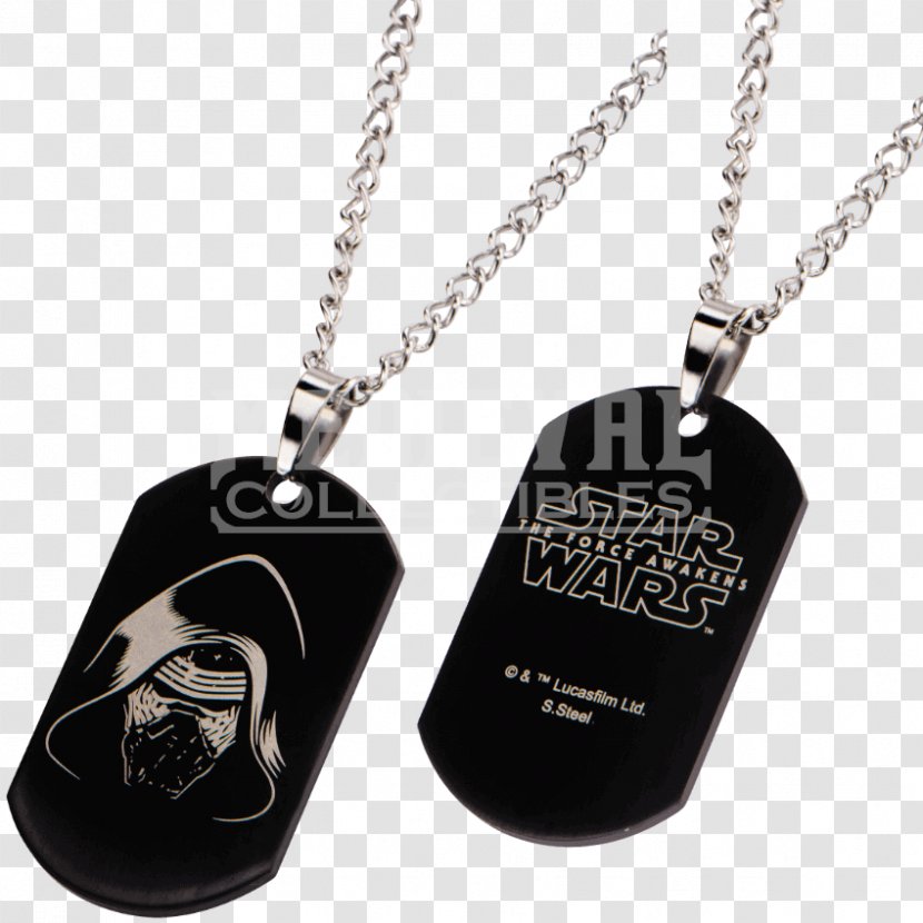Charms & Pendants Kylo Ren Necklace Dog Tag Star Wars - Fashion Accessory Transparent PNG