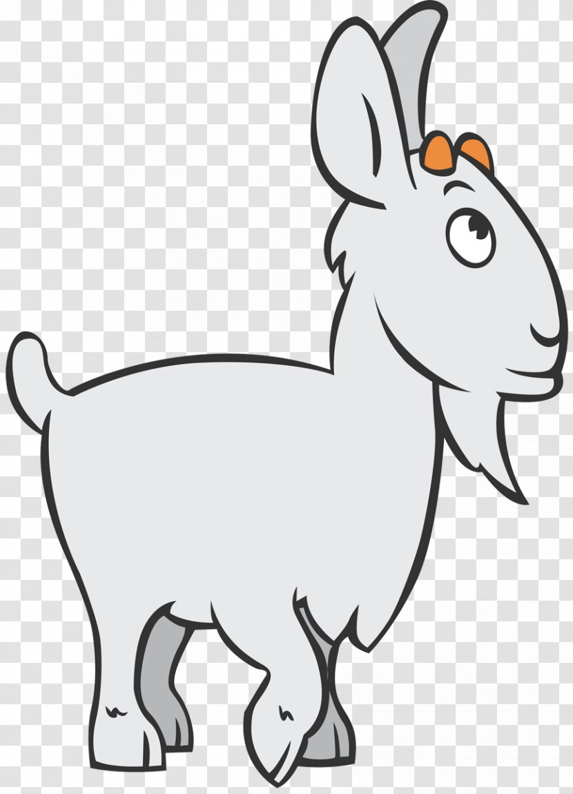 Goat Sheep Whiskers Clip Art Animal - Hare Transparent PNG
