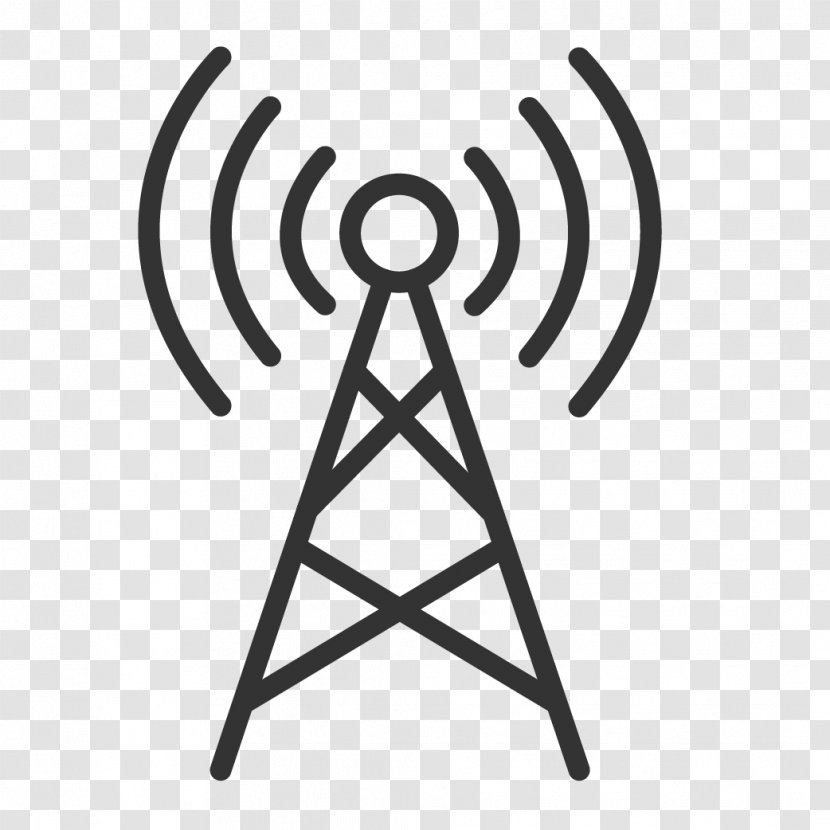 Telecommunications Tower Aerials - Satellite Dish - Radio Transparent PNG