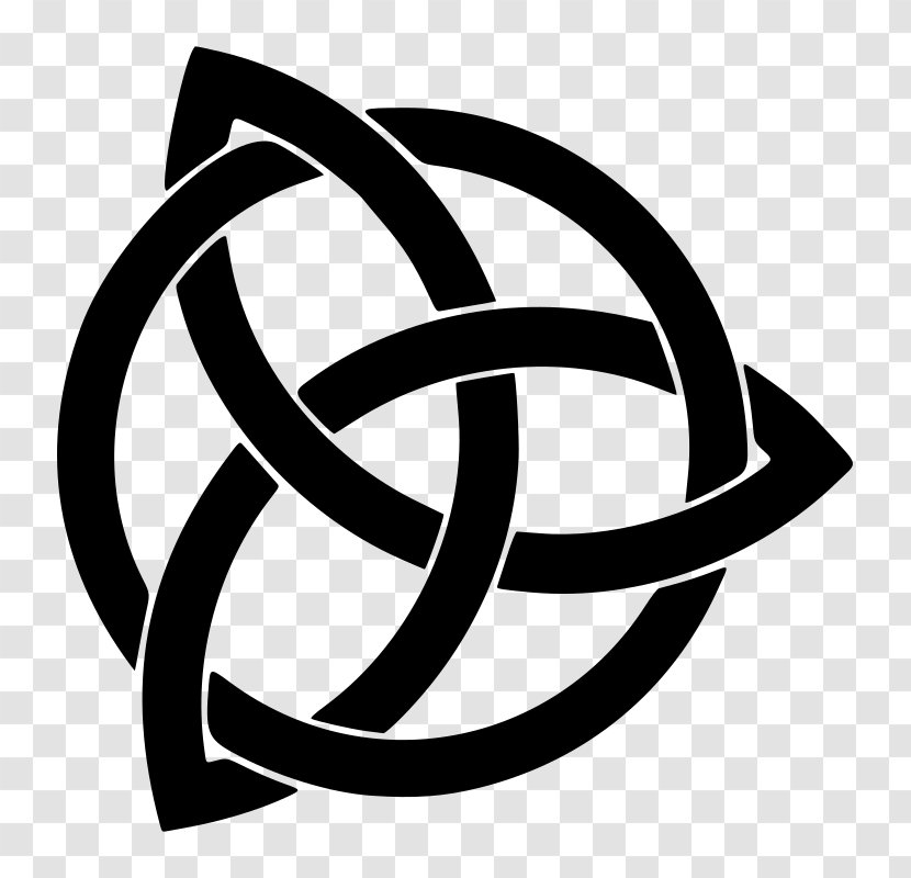 Celtic Knot Tattoo Symbol Triquetra Celts - Art - TRIANGLE Transparent PNG