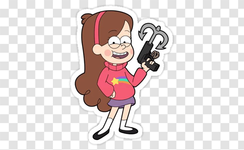 Mabel Pines Dipper Bill Cipher Sticker Art - Redbubble Transparent PNG