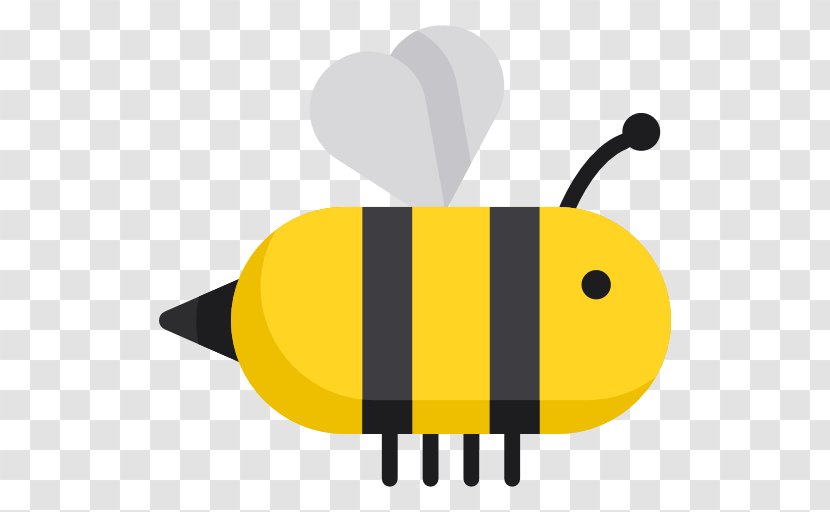 Bee Yellow Texture Mapping Transparent PNG