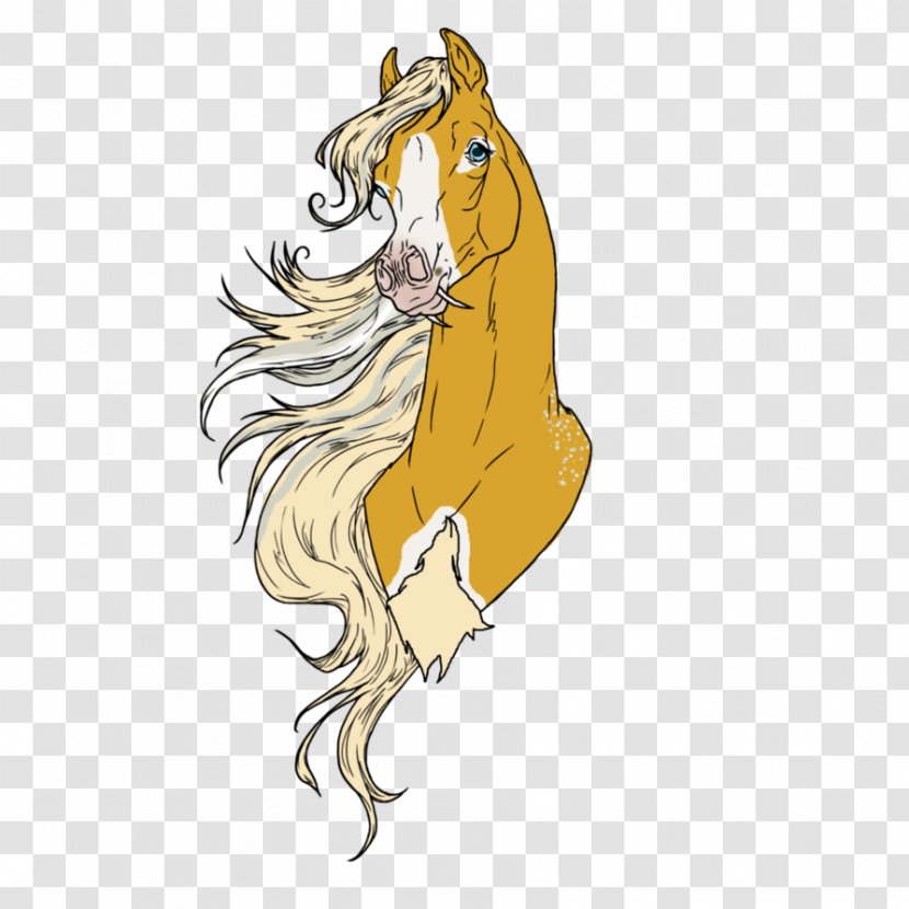 Stallion Mustang Arabian Horse Art - Mane - Pure Cotton Transparent PNG