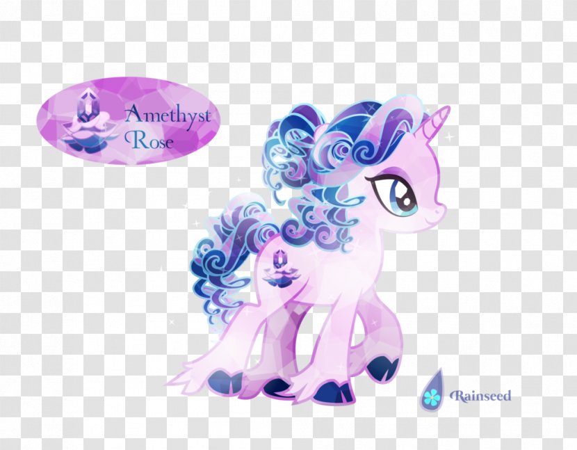 Pony Horse Mane Purple Violet - Amethyst Transparent PNG