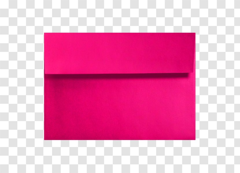 Line Angle - Rectangle - Pink Envelope Transparent PNG