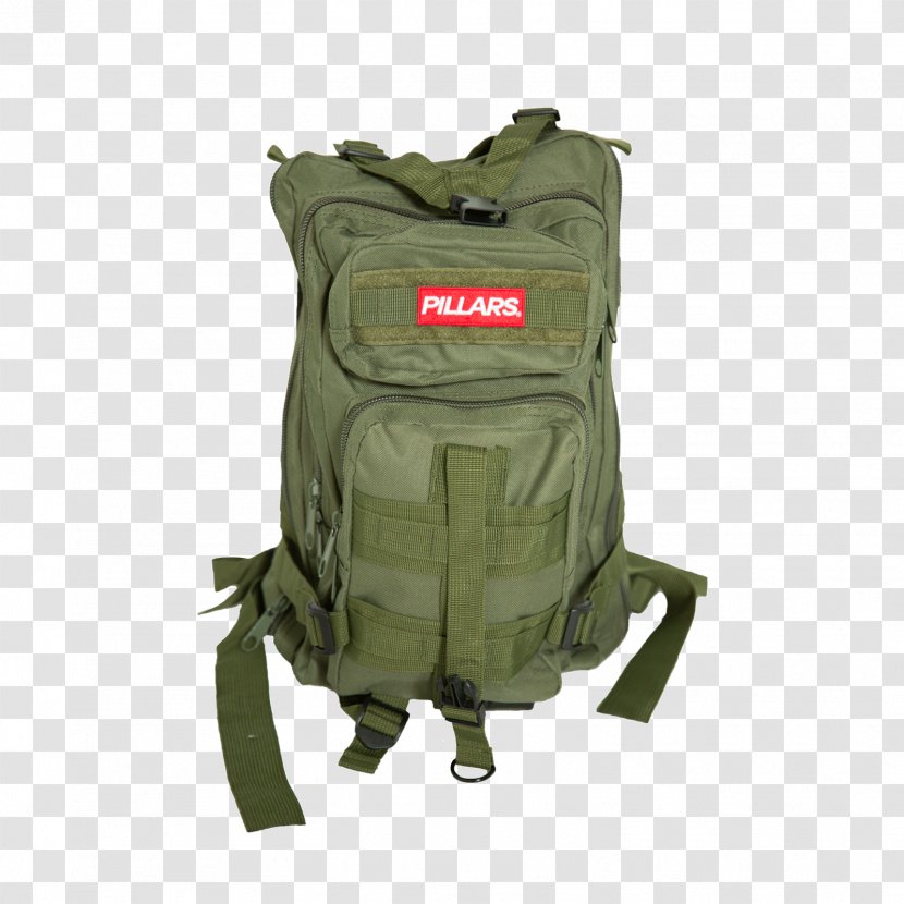 Backpack Bag Green Logo - Stock - Military Transparent PNG