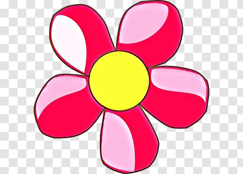 Petal Pink Clip Art Magenta Flower - Cartoon - Plant Transparent PNG
