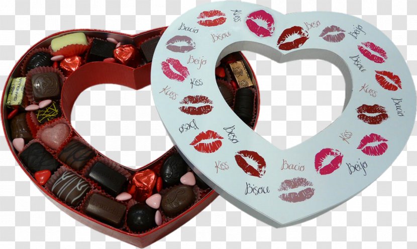 Chocolate Valentine's Day Leonidas Pâte De Fruits Confectionery - Heart - Saint Valentines Transparent PNG