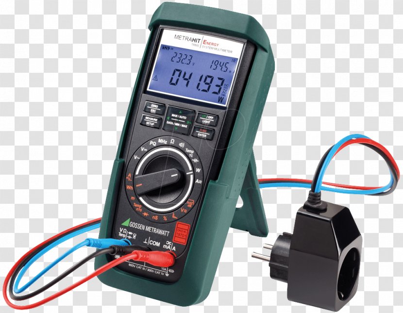 Gossen Metrawatt Digital Multimeter Power Measurement - Hardware - Energy Transparent PNG