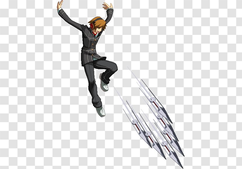 Persona 4 Arena Ultimax Shin Megami Tensei: Yosuke Hanamura Kunai - Knife Transparent PNG