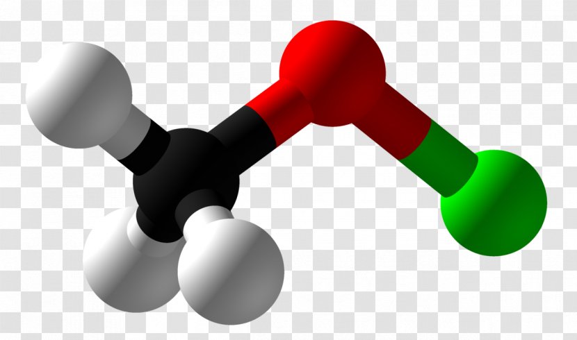Methyl Hypochlorite Ball-and-stick Model Hypochlorous Acid Chemical Decomposition Ester - Formula Transparent PNG