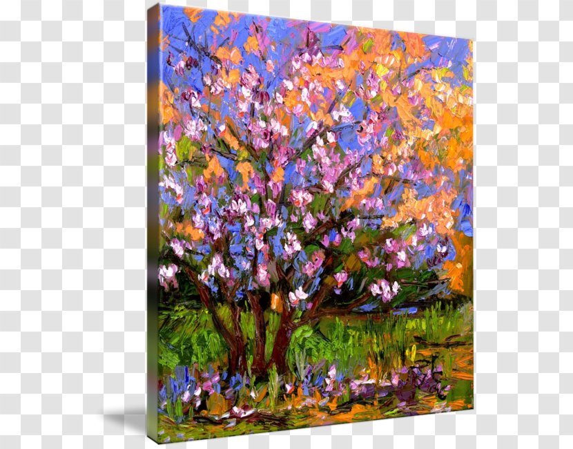Modern Art Acrylic Paint Oil Painting Impressionism - Spring Transparent PNG