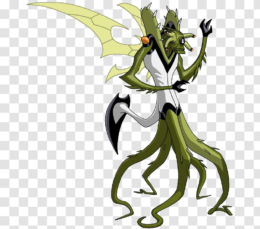 Stinkfly Four Arms Nanomech Ben 10 Cannonbolt - Silhouette - Tree Transparent PNG