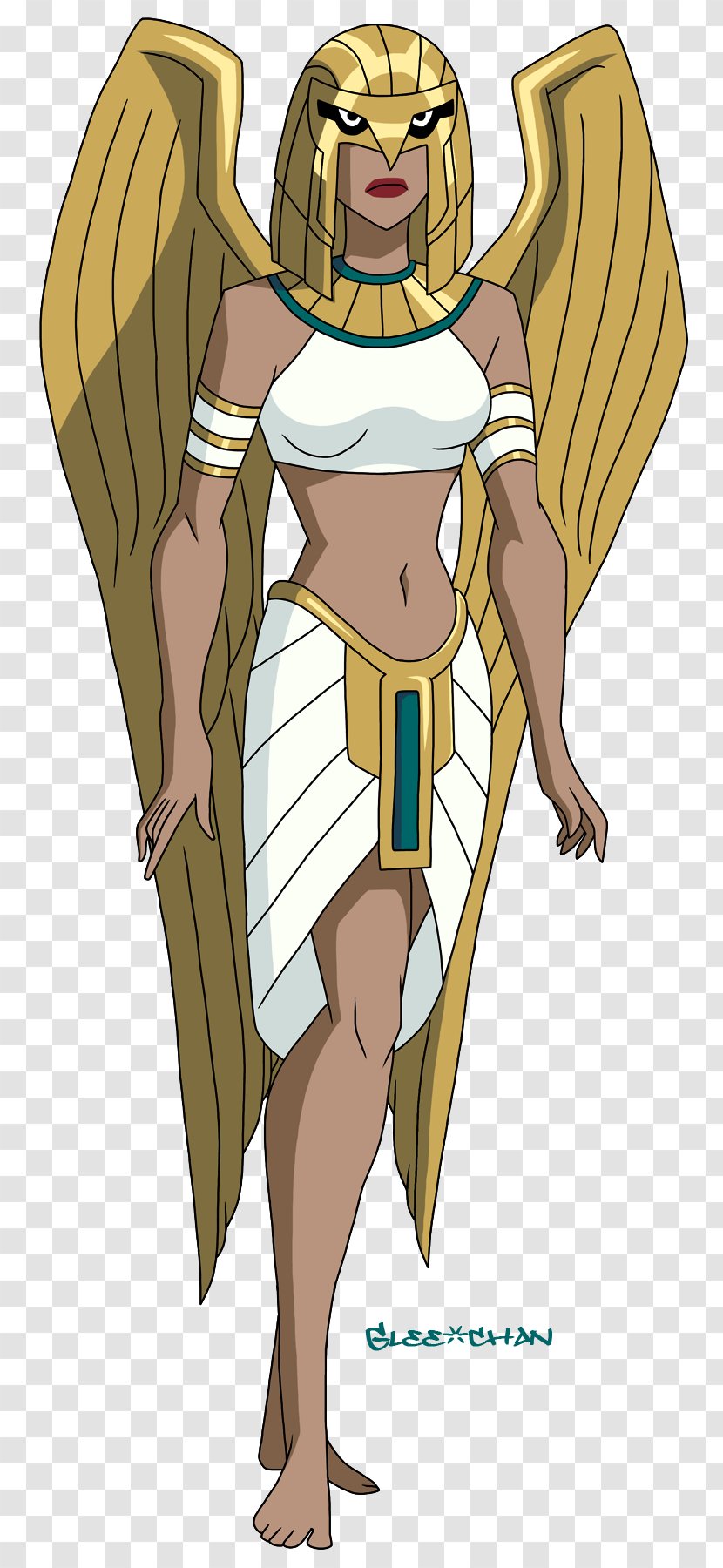 Hawkgirl Cartoon DC Animated Universe Thanagar - Watercolor Transparent PNG