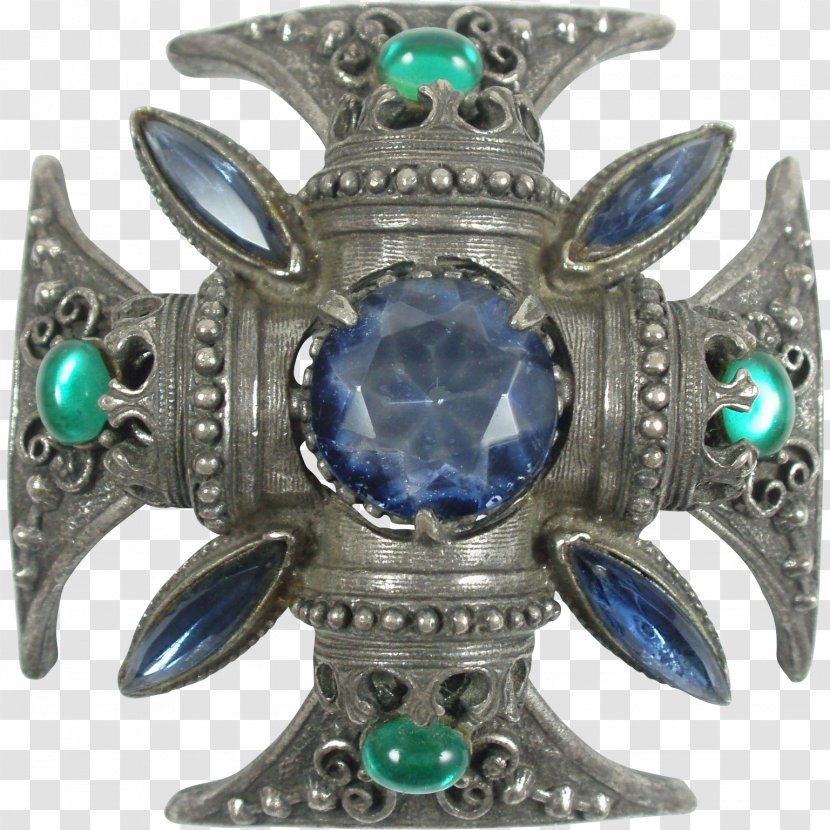Turquoise Jewellery Gemstone Silver - Brooch Transparent PNG