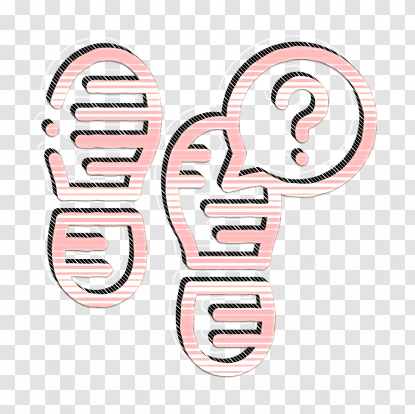 Law And Justice Icon Footprint Icon Transparent PNG