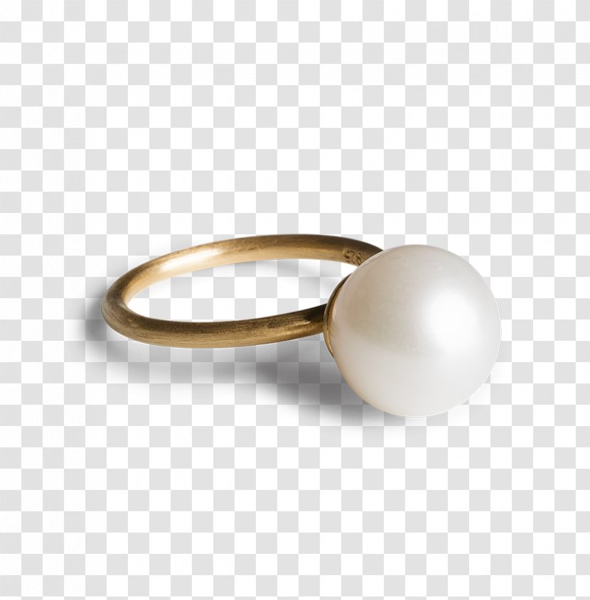 Pearl Ring Jewellery Sterling Silver Transparent PNG