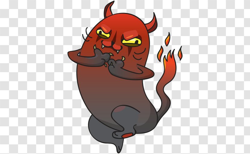 Sticker Devil Clip Art - Mythical Creature Transparent PNG