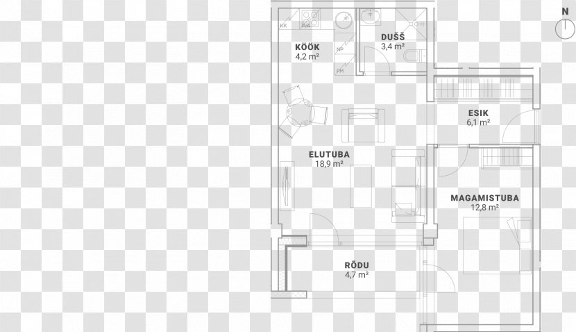 Floor Plan House Kalevi Keskstaadion Apartment Room - Terrace - Real Estate Balcony Transparent PNG