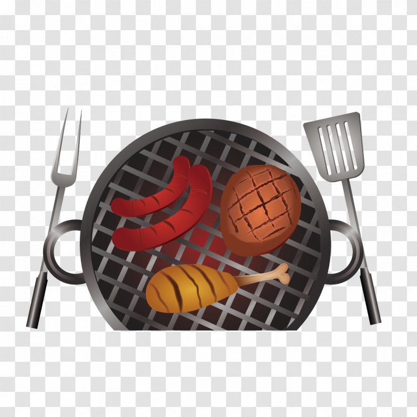 Sausage Barbecue Euclidean Vector - Grilling - Material Transparent PNG