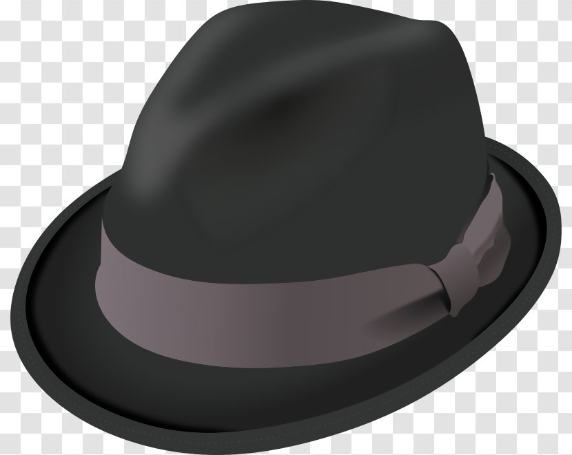 Fedora Clip Art Trilby Top Hat Baseball Cap - Homburg Transparent PNG