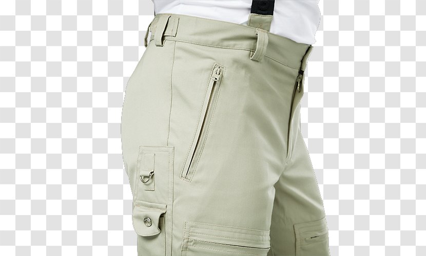 Khaki Waist Pants Transparent PNG