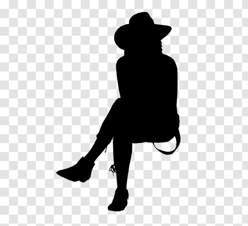 Hat Human Behavior Clip Art Silhouette - Cowboy Transparent PNG